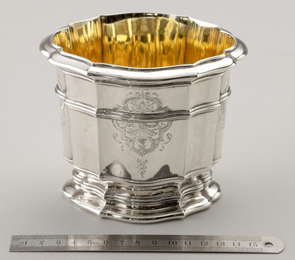 Jean-Valentin Morel Silver Vase Shaped Sugar Basin - Morel Et Cie Londres